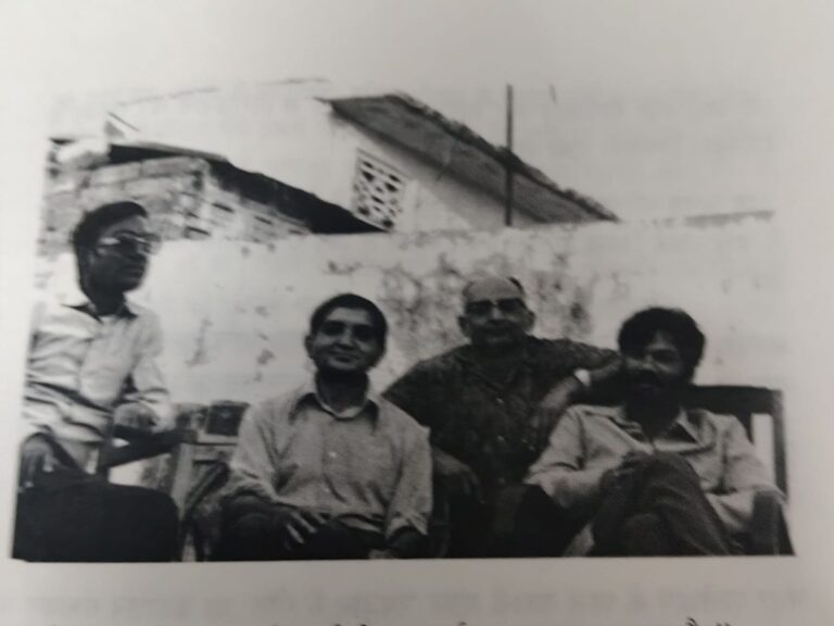 Nirmal Verma with friends